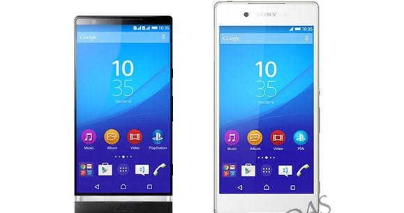 Tak rzekomo ma wyglądać Xperia P2 (dla porównania, obok Xperia Z4) /materiały prasowe