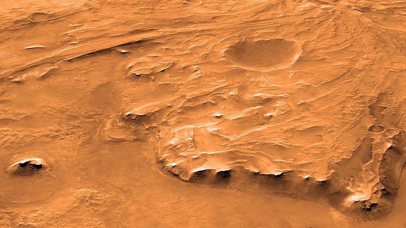Tak tajemniczo wygląda miejsce lądowania nowego amerykańskiego łazika na Marsie /Geekweek