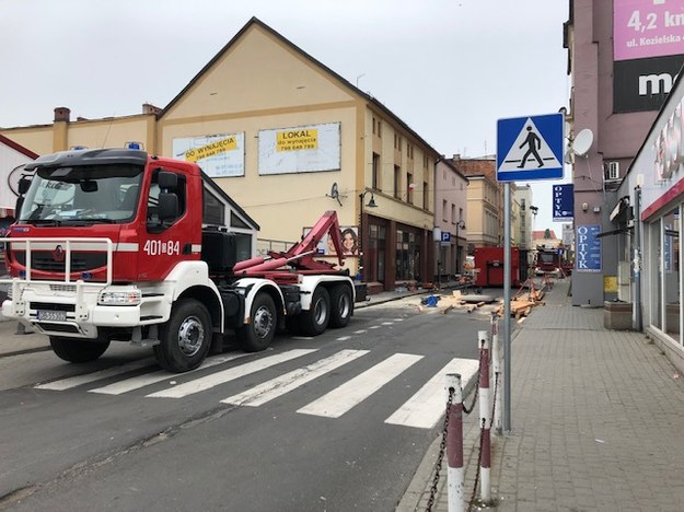 Tak w piątek wygląda kamienica w której doszło do wybuchu /Anna Kropaczek /RMF FM