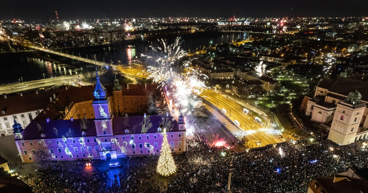 Tak Warszawa witała Nowy Rok