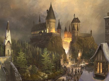 Tak, według planów, wyglądać będzie zamek Hogwart /AFP