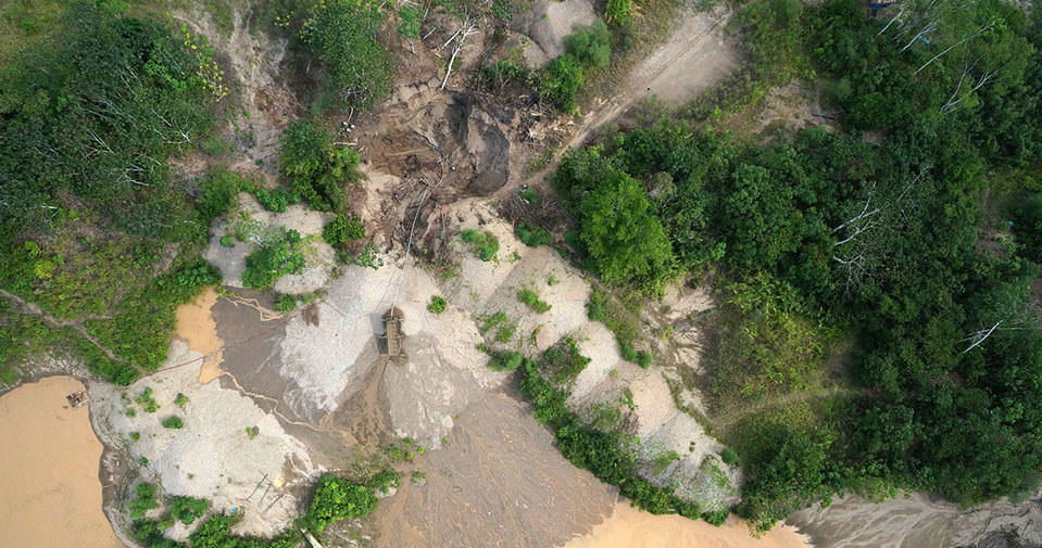 Tak wygląda Amazonia z perspektywy drona (Fot. Max Messinger/Wake Forest University) /materiały prasowe