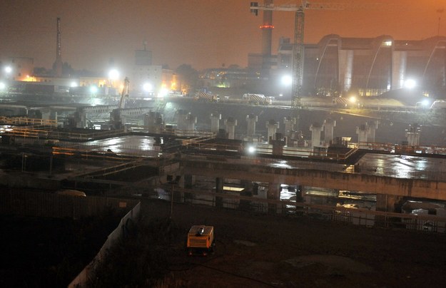 Tak wygląda budowa dworca Łódź Fabryczna /Agnieszka Wyderka /RMF FM