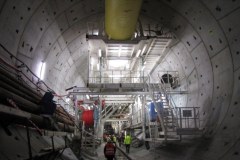 Tak wygląda fragment tunelu pod Martwą Wisłą