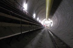 Tak wygląda fragment tunelu pod Martwą Wisłą