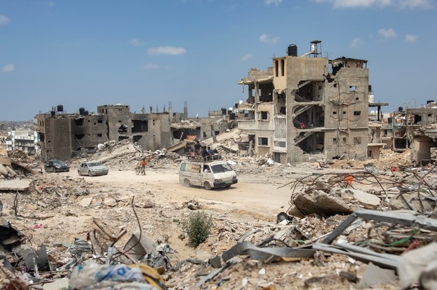 Tak wygląda miasto Chan Junis po izraelskiej inwazji /HAITHAM IMAD /PAP/EPA