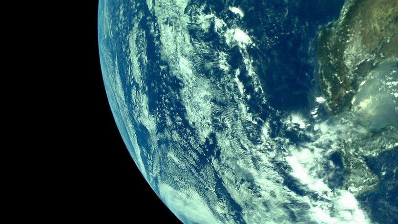 Tak wygląda nasza planeta z pokładu indyjskiego lądownika księżycowego /Geekweek