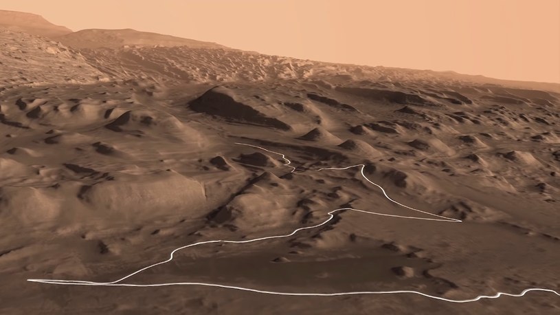 Tak wygląda obszar Aeolis Mons na Marsie, na którym kiedyś kwitło życie /Geekweek