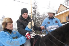 Tak wygląda polo... na śniegu