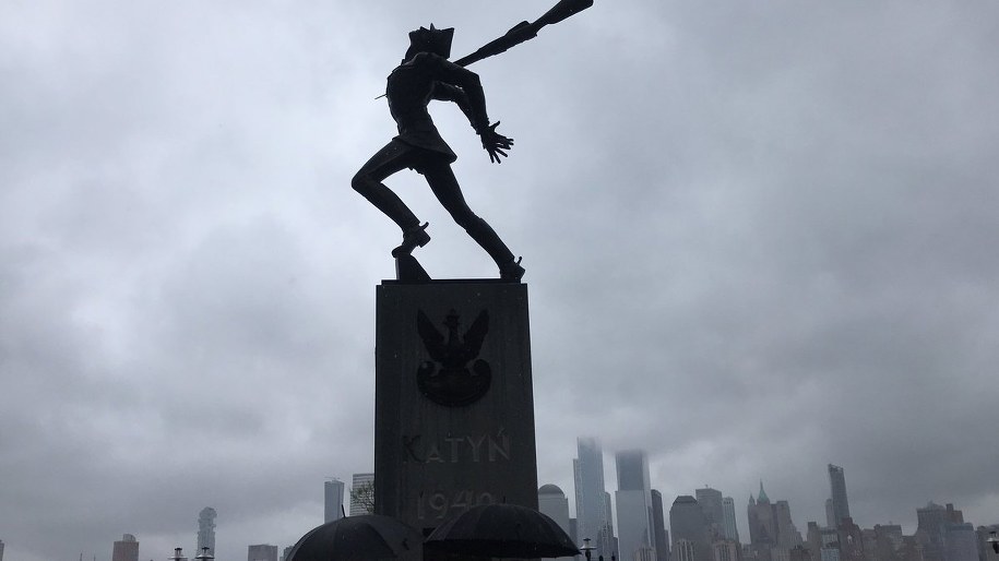 Tak wygląda Pomnik Katyński /Piotr Żuchowski /Paweł Żuchowski, RMF FM