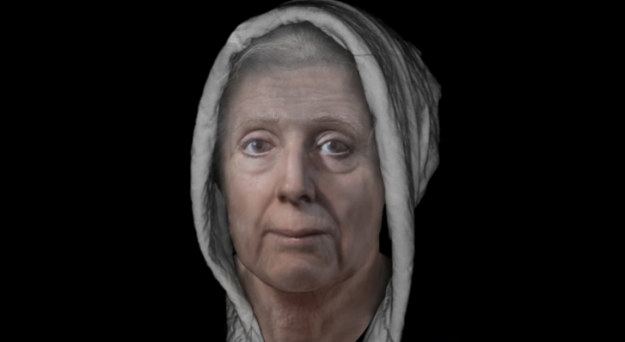 Tak wygląda twarz kobiety, która 313 lat temu miała spłonąć na stosie za czary /foto. dundee.ac.uk /