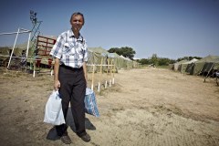 Tak wygląda życie w obozie dla uchodźców z ostrzeliwanego Ługańska