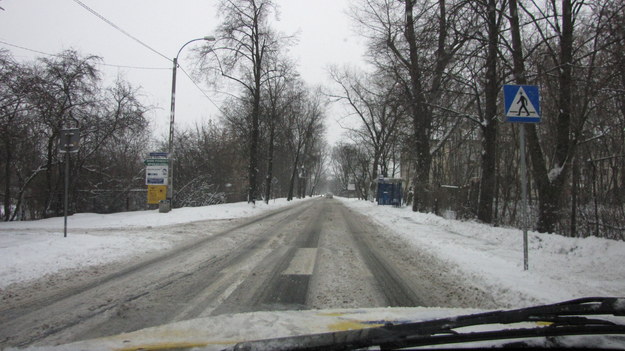 Tak wyglądają dziś drogi w Małopolsce /Józef Polewka /RMF FM