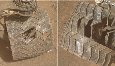 Tak wyglądają koła Curiosity po 13 latach na Marsie. To może być problem