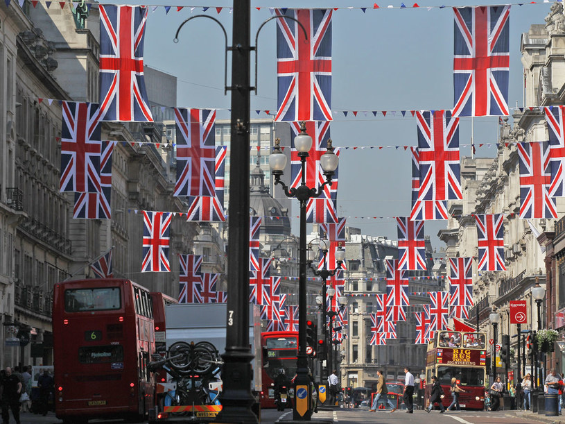 Tak wyglądają ulice Londynu przed uroczystością &nbsp; /Getty Images/Flash Press Media