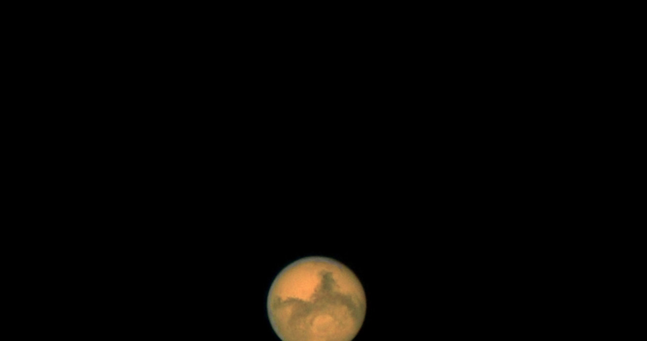Tak wyglądał Mars podczas największego zbliżenia w 2003 roku /Space Imaging  /Getty Images