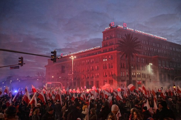 Tak wyglądał ubiegłoroczny Marsz Niepodległości w Warszawie /Mateusz Marek /PAP