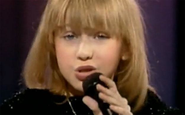 Tak wyglądała Christina Aguilera w 1990 roku /