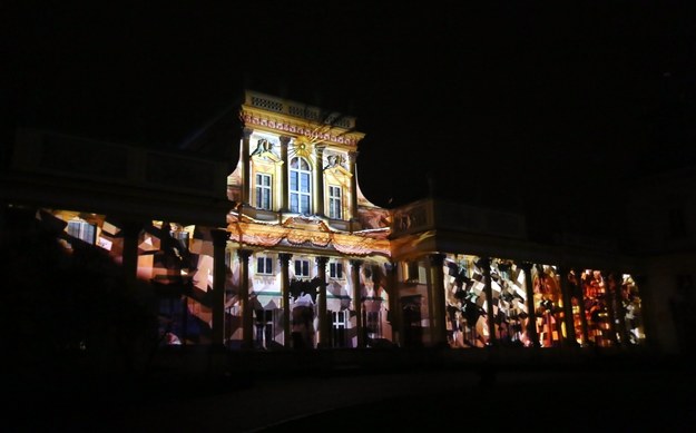 Tak wyglądała fasada pałacu w Wilanowie podczas ostatniego festiwalu / Tomasz Gzell    /PAP