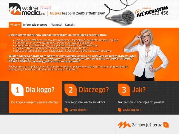 Tak wyglądała strona oszustów /Gadżetomania.pl