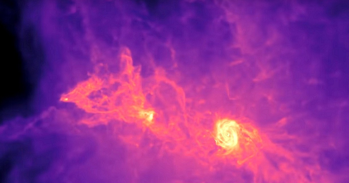 Tak wyglądało formowanie się jednej galaktyki przez ponad 13 miliardów lat (film) /Geekweek