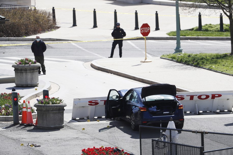 Tak wyglądało miejsce zdarzenia /SHAWN THEW    /PAP/EPA