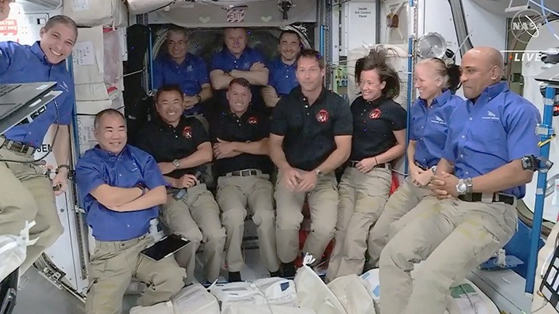 Tak wyglądało wczorajsze gorące powitanie załogi Crew-2 w kosmicznym domu [WIDEO] /Geekweek