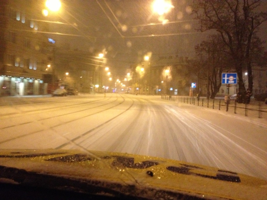 Tak wyglądały ulice w Krakowie o poranku /Maciej Grzyb /RMF FM