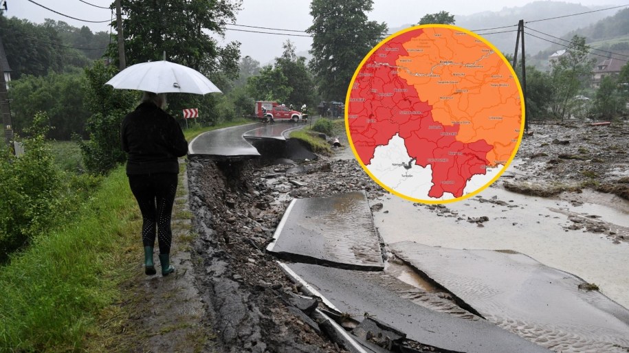 Tak wyglądały zniszczenia w Małopolsce po wezbraniach rzek w 2020 roku. Wydano czerwony alert, fot. PAP/IMGW /Darek Delmanowicz /PAP