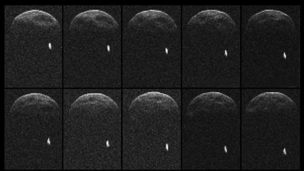Tak wykryto księżyc planetoidy 1998 QE2 /materiały prasowe