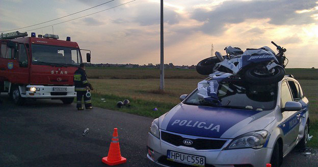 Tak zakończyła się próba ucieczki przed policją /RMF