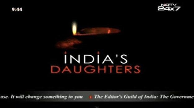 Taką planszę zobaczyli widzowie zamiast emisji dokumentu "India's Daughter" /