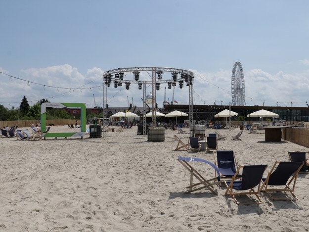 Taka plaża tylko w Szczecinie /Jakub Rutka /RMF FM