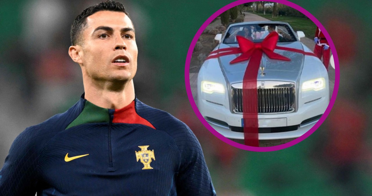 Taki prezent dostał pod choinkię Cristiano Ronaldo. Cena zwala z nóg! /PATRICIA DE MELO MOREIRA /East News