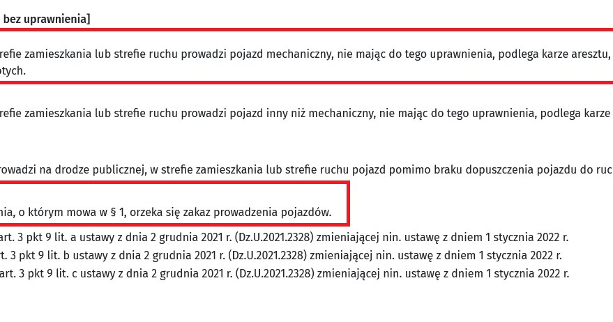 Taki zapis widnieje w znowelizowanym Kodeksie wykroczeń /Informacja prasowa