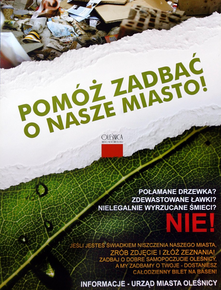 Takie plakaty zawisły w Oleśnicy &nbsp; /Wojtek Wilczyski /RMF FM