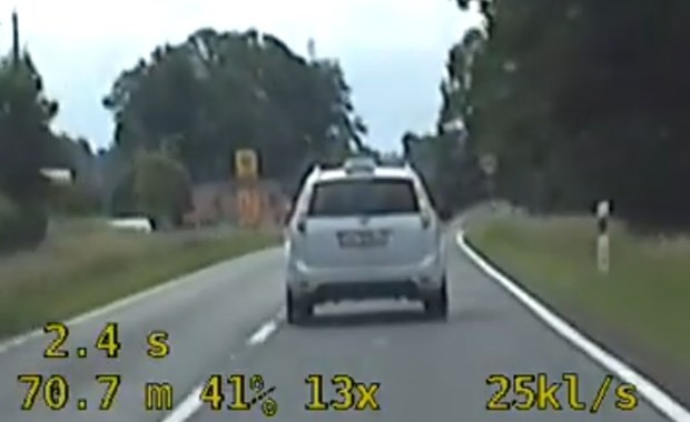 Taksówkarz został piratem drogowym. Tłumaczył, że powodem były ryby