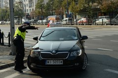 Taksówkarze protestowali w Warszawie przeciwko nieuczciwej konkurencji
