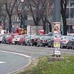 Taksówkarze zablokowali centrum Warszawy