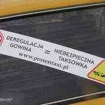 Taksówkarze zablokowali Kraków. Protestowali przeciwko deregulacji
