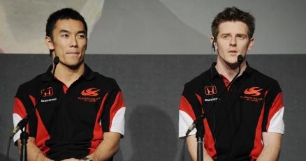 Takuma Sato i Anthony Davidson /AFP