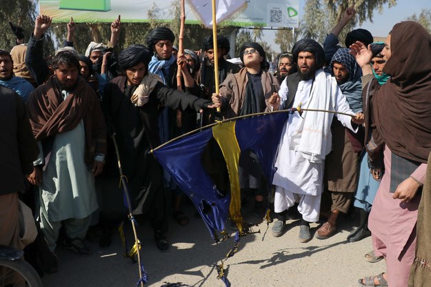 Talibowie w Kandaharze /STRINGER /PAP/EPA