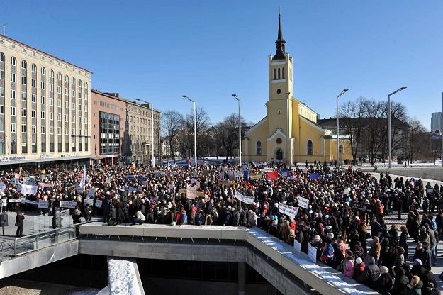 Tallinn - plac Wolności /AFP