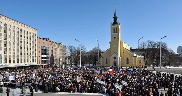 Tallinn - plac Wolności /AFP