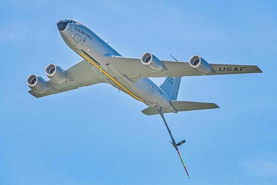 Tankowiec KC-135 /Patrik Uhlir /PAP