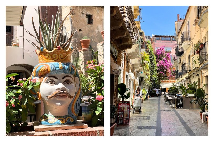 Taormina to pełne uroku miasteczko, w którym warto zagubić się w wąskich uliczkach starego miasta /Agata Zaremba/Interia.pl /Archiwum autora