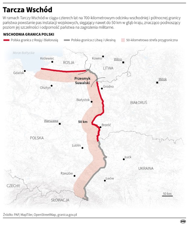 Tarcza Wschód /Maciej Zieliński, Adam Ziemienowicz /PAP