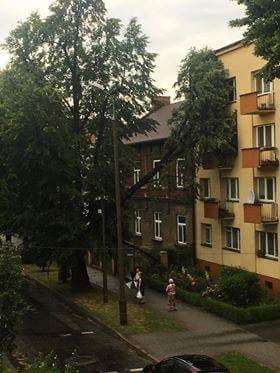 Tarnów po przejściu burzy /Paweł Gawroński /Gorąca Linia RMF FM