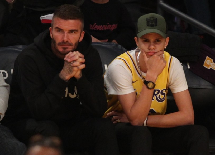 Tata David Beckham na pewno cieszy się szczęściem swojego syna /London Entertainment / SplashNews.com/East News /East News
