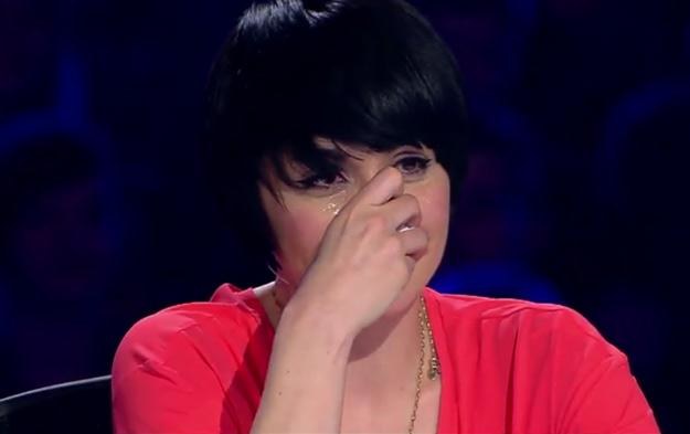 Tatiana Okupnik lubi sobie popłakać - fot. "X Factor" /TVN